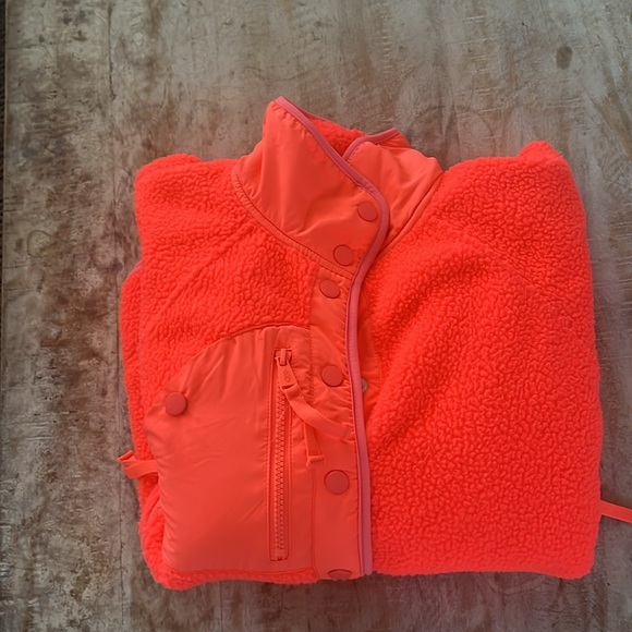 FP Movement Hit the Slopes Fleece Jacket {Neon Coral} M - Picture 11 of 11